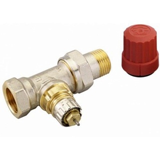 Клапан терморег. RTR-N прям. DN15, PN10, Тmax=120°С, Kvs0,9 для 2-труб. системы отопл. (013G7014)