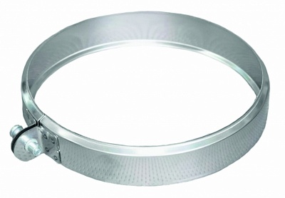Обжимной хомут — 220 — раструб — оц.