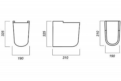 Полупьедестал "Best LUXE" черный (Самара) 