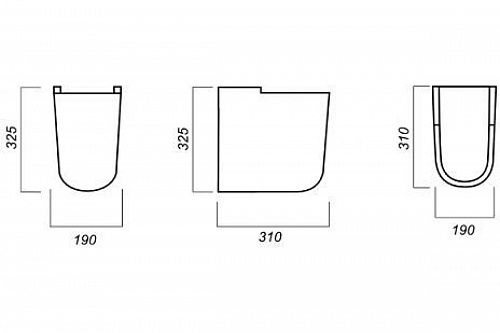 Полупьедестал "Best LUXE" черный (Самара) 