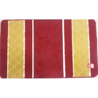 Коврик д/ванны 1 предм. "Anti-slip"  55*90 бордо MAN 003