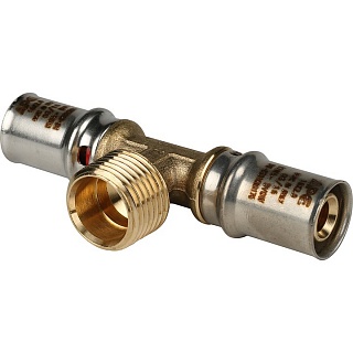 Тройник-переходник с наружной резьбой 16х1/2"х16 SFP-0008-161216 STOUT