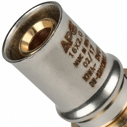 Муфта соединительная равнопроходная 16х16 (SFP-0003-001616) STOUT
