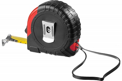 Рулетка 3м  корпус с обрезин.корпусом (34011-03-18_z01) MIRAX RUBBER