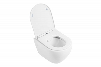 Унитаз подвесной Belbagno "SFERA-R" ВB513CH с сидением BB870SC 