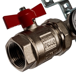 Коллектор 4-вых. нерж. ст. в сборе без расходомеров (SMS 0912 000004) STOUT