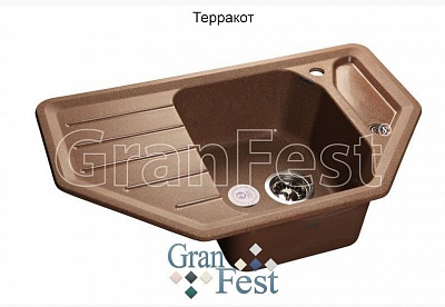 Кухонная мойка Granfest Corner GF-C800E