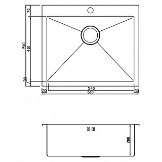 Мойка кухонная Seaman Eco Marino SMB-6152K