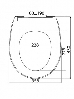 Сиденье д/унитаза Berges SD15MS (Bas SO/Real SO ) с м/л быс. (к Анимо; Sanita: Classic lux) (5)  (010703)