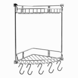Полка металлическая двойная WasserKRAFT K-1222