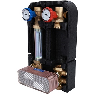 Группа насосная с теплообменником 28 пластин, без насоса в теплоизоляции (SDG-0038-282501) STOUT