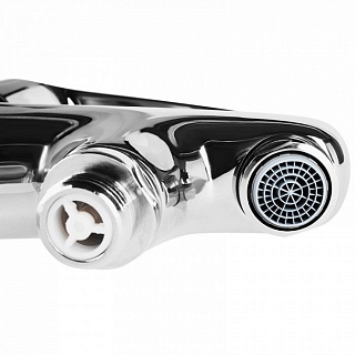 Смеситель на борт ванны на 1 отверстие с керамическим дивертором Torr, IDDIS, TORSB10i07