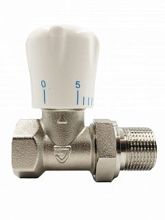 Клапан регулировочный 3/4  ПРЯМОЙ ВЕРХНИЙ радиаторный  VIENA   !!СУПЕР ЦЕНА!!