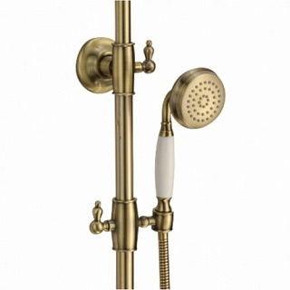 Душ. система ROSE с изливом бронза R0136Q