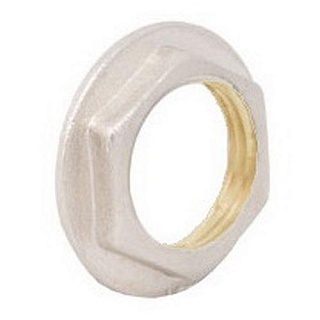 Контргайка 3/4" (ник) с ограничителем, латунь, никель с фаской U-TEC (31612)