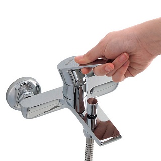 Смес. д/ванны Edifice короткий излив EDISB00i02WA Edifice без аксессуаров (8269) АКЦИЯ!!