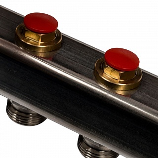 Коллектор 8-вых. нерж.ст. с регул. клапанами (SMS 0922 000008) STOUT 