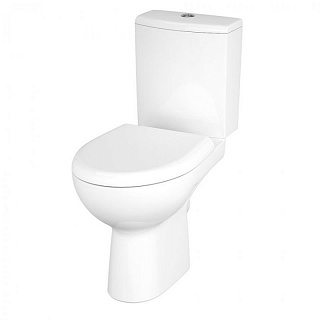 Унитаз-комп "Милана" белый Люкс косой вып. н/п  (Ст.Оскол )