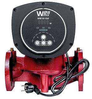 Насос цирк. с част. WRE 50-120F (280мм) DN50, PN10, Qmax=22м3/ч, Hmax=12м, Tmax=110°С, 220В, 550Вт (16049997) Wellmix