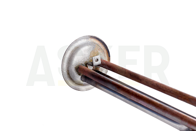 Тэн д/водонагревателей 1,3 Квт медь ф64мм, под анод М4,  L300мм с упаковкой (AS00004) Asker 