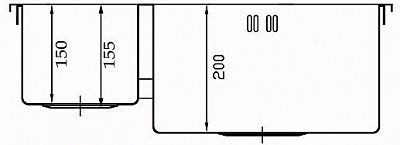 Кухонная мойка Seaman Eco Marino SMB-6151DLS