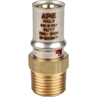 Переходник с наружной резьбой 1/2"х16 SFP-0001-001216 STOUT