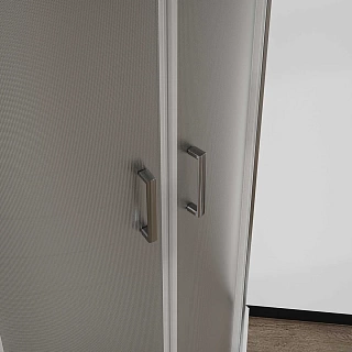Ограждение душевое VINCEA City 90х90 стекло текстурное, хром VSQ-5CT900MT