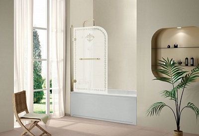 ДУШЕВАЯ ШТОРКА НА ВАННУ CEZARES RETRO A-V-1-80/145-CP-Cr-R