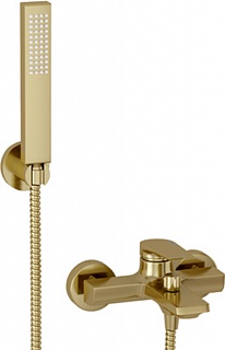 Смеситель д/ванны "Aisch" (5501)  кор.излив, 35мм золото  WasserKraft