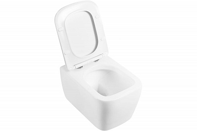 Унитаз подвесной BelBagno "VENETO" безободковый + сид. м/лифт (BB132CHR + BB132SC)