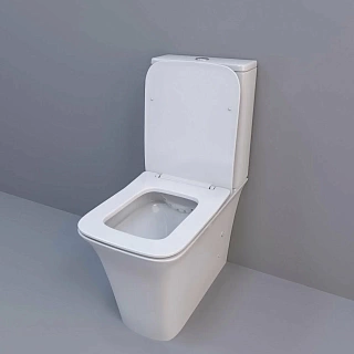 Унитаз-компакт Cerutti SPA "ARNO" безободковый сид.дюропл. м/лифт CT7838