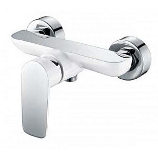 Смес д/душа Atrio белый-хром (60077)