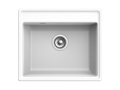 Мойка комп. GRANFEST VERTEX GF-V-580 (580х500) иней  с сифоном