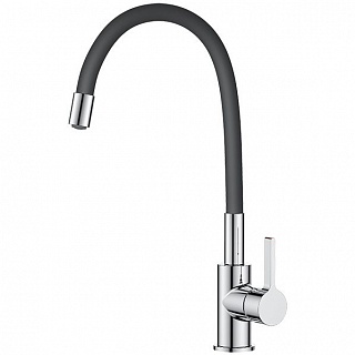 Смеситель д/кухни KLIO d35 черный, гибкий излив  3510L ARGO 41038 снят с производства 