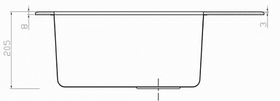 Кухонная мойка Seaman Eco Glass SMG-610B Gold (PVD)
