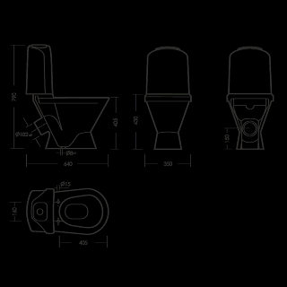 Унитаз-компакт "CLASSIC Comfort" в комп.сиденье мультилифт дюропл. б/съем (Самара)