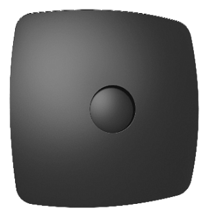 Вентилятор RIO 4C Matt black осевой с обр.клапаном (настенный.потолочный)