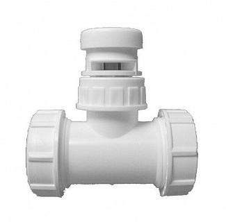 HL 902T воздушный клапан с тройником DN 30/40