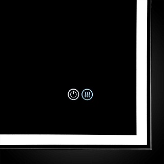Зеркало 100 "Vincea LED VLM-3VN100-2 1000?800 c сенсорным выключателем и диммером, с функцией антизапотевания