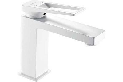 Смеситель д/раковины SHEVANIK белый мат. S6801C