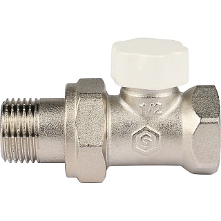 Клапан запорно-балансировочный, прямой 1/2" (SVL 1176 000015) STOUT