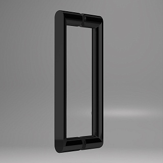 Дверь для душа VINCEA Dice VDS-4D160CLB, 1600, черный, стекло прозрачное