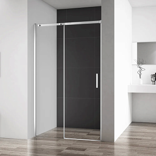 Дверь для душа BelBagno ACQUA-BF-1-150-C-Nero профиль черный