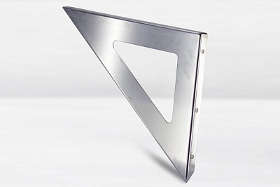 Опорный кронштейн — 400 х 250— нерж 1,5 мм (НОВЫЙ)