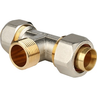 Тройник-переходник с наружной резьбой 32х1"х32 SFS-0011-000132 STOUT