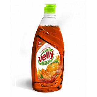 Средство д/мытья посуды VELLY Сочный мандарин 500мл Grass 125431 ВЫГОДА