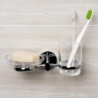 Держатель для стакана и мыльницы WasserKRAFT Rhein K-6226