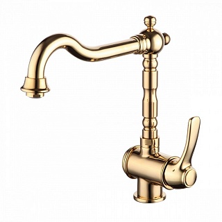 Смеситель для кухни, желтое золото, Oldie, IDDIS, OLDYGL0i05
