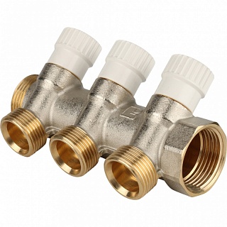 Коллектор распределительный 1", 3 отвода 3/4"ЕК (SMB 6851 013403) STOUT