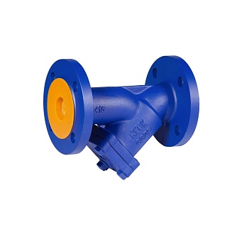 Фильтр сетчатый фланцевый Ду50 REON тип RSV07, PN16, Тmax=300°С, корпус чугун GG25 (050RSV07) (93569)